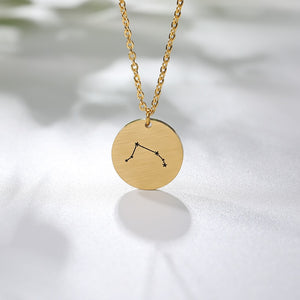 Twelve Constellations Pendant Necklace