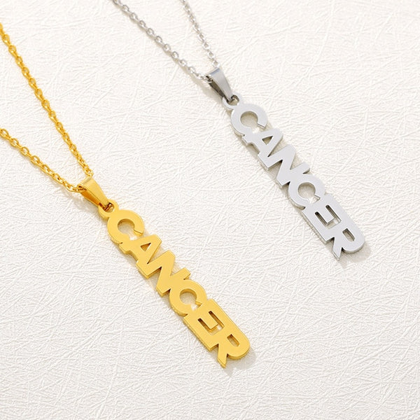 Statement Zodiac Pendant Necklace