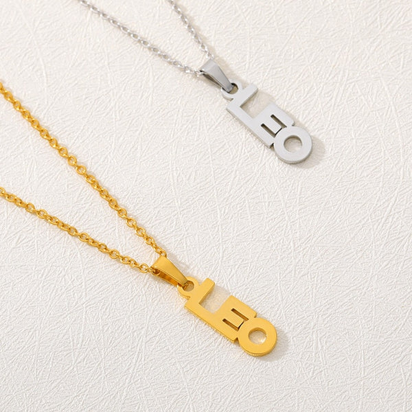 Statement Zodiac Pendant Necklace