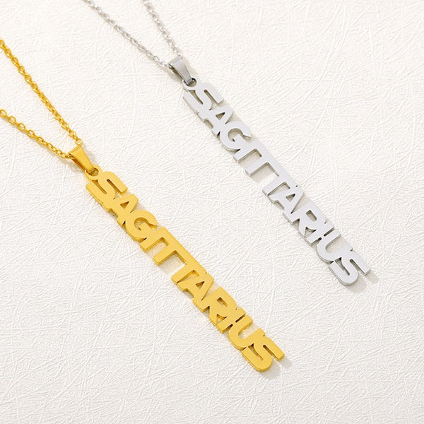 Statement Zodiac Pendant Necklace
