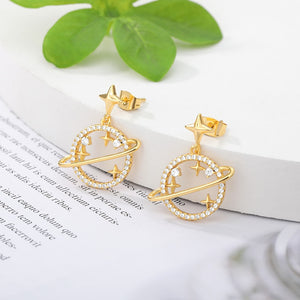 Out Of This World Rhinestone Earrings
