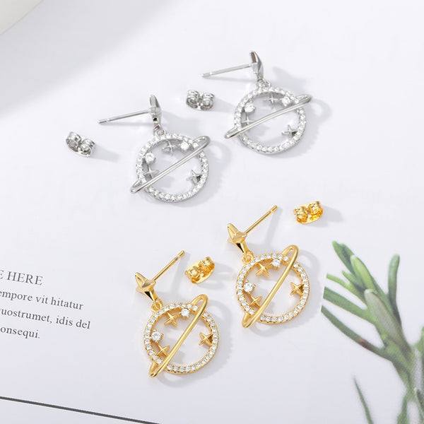 Out Of This World Rhinestone Earrings