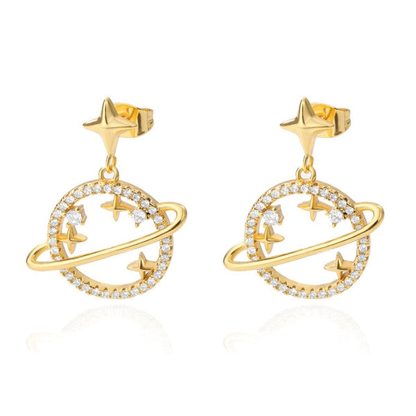 Out Of This World Rhinestone Earrings
